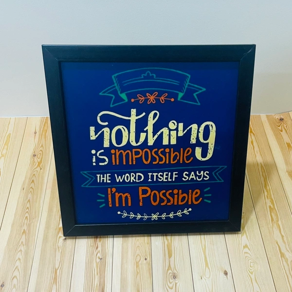Quote Frame 18 - 8x8 Inch