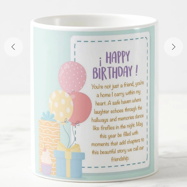 Birthday Mug For Friend 5  - White Mug
