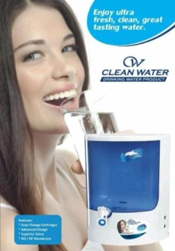 Clean Water 10L Ro Plant  - white, blue