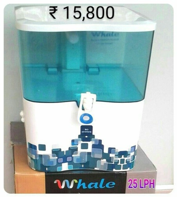 Whale 25LPH Ro Plant Automatic  - white and blue