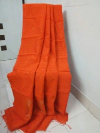Jia Printed Cotton Silk Sarees - Blue, Free Size
