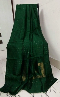 Jia Printed Cotton Silk Sarees - Dark Blue
