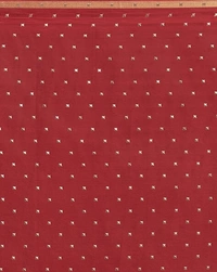 GoSriki Chiffon Embellished Saree - Red, Free Size