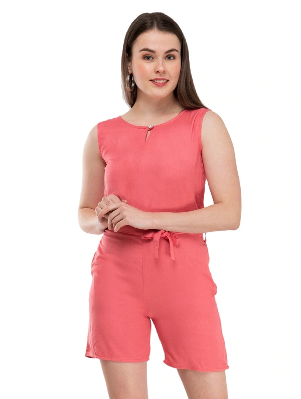 MAINSA WOMEN ROMPERS - Peach, M