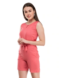 MAINSA WOMEN ROMPERS - Peach, M