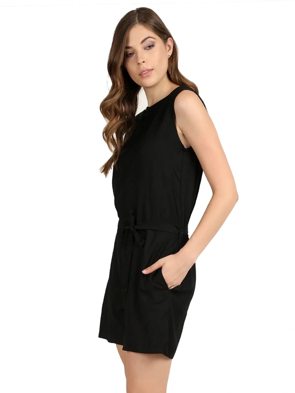 MAINSA WOMEN ROMPERS - Black, XL