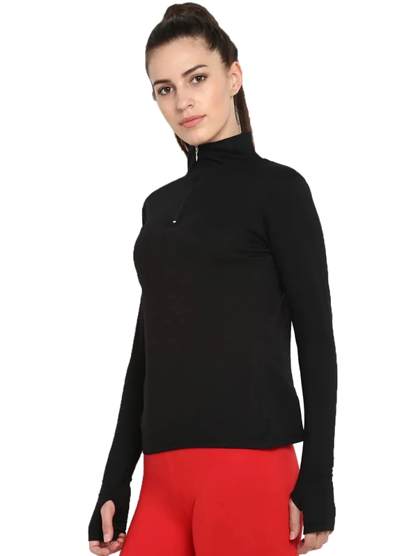 Popster Voguish Women Tshirts - Black, S