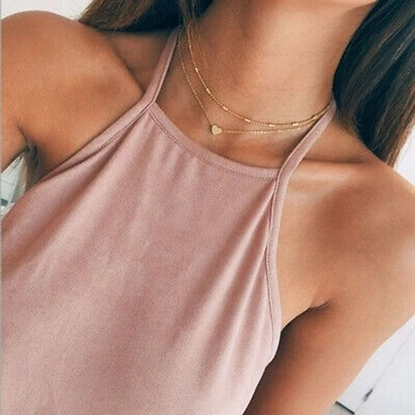 ARZONAI Punk Vintage Layered Portrait Lock Pendant Chunky Thick Cuban Link Chains Choker Necklaces For Women and Girls… - 5