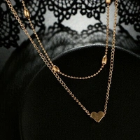 ARZONAI Punk Vintage Layered Portrait Lock Pendant Chunky Thick Cuban Link Chains Choker Necklaces For Women and Girls… - 5