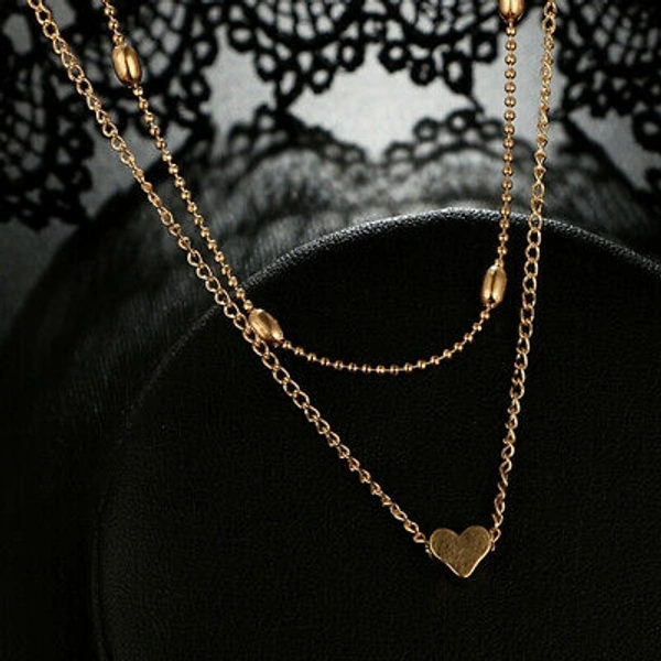 ARZONAI Punk Vintage Layered Portrait Lock Pendant Chunky Thick Cuban Link Chains Choker Necklaces For Women and Girls… - 5