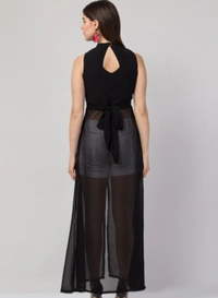 Trendy Classy Retro Women Dresses - Black, XL
