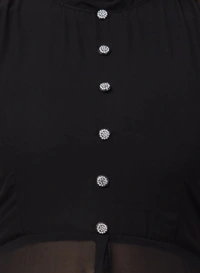 Trendy Classy Retro Women Dresses - Black, XL