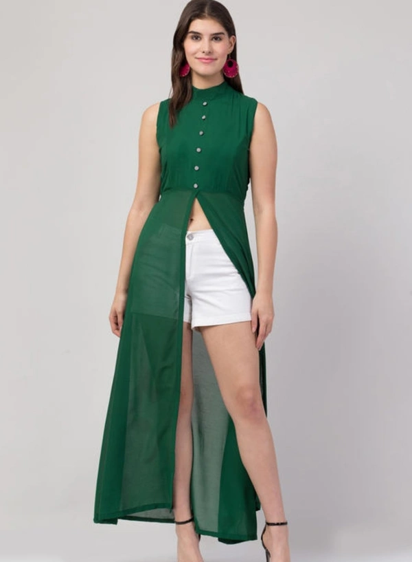 Trendy Classy Retro Women Dresses - Green, XL
