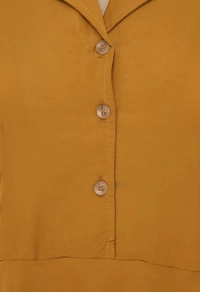 Myra Drishya Women Dresses - Yellow, M