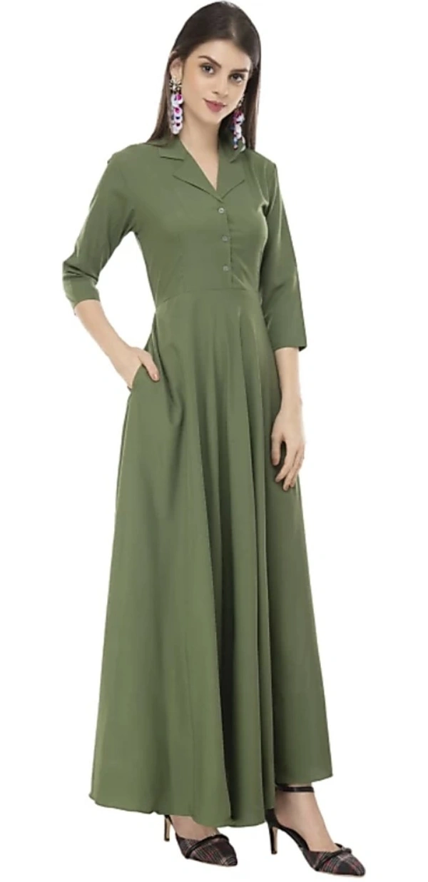 Myra Drishya Women Dresses - Green, M