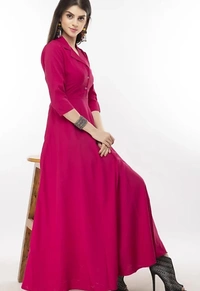 Myra Drishya Women Dresses - Pink, L