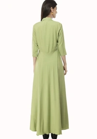 Myra Drishya Women Dresses - Pale Green, L