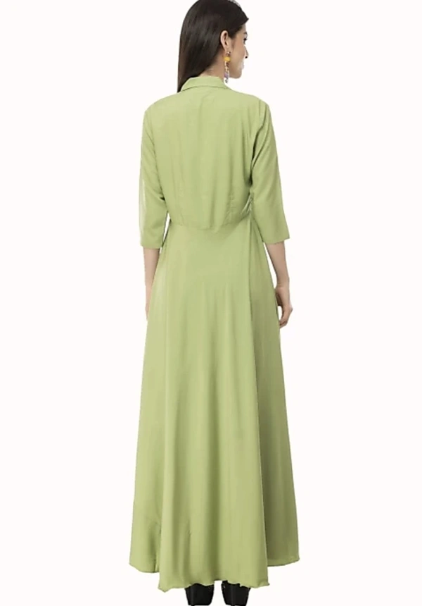 Myra Drishya Women Dresses - Pale Green, L