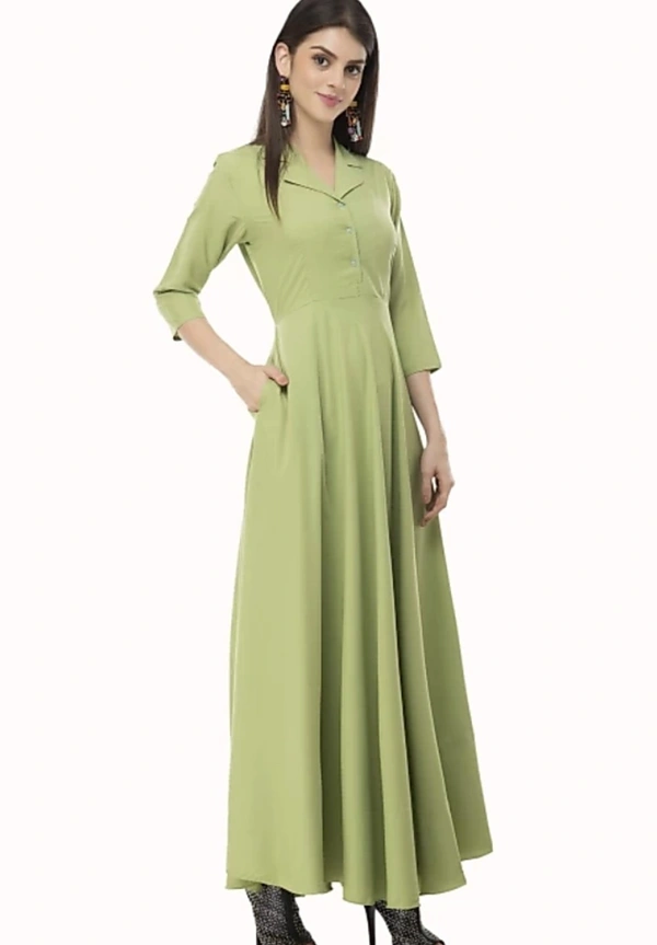 Myra Drishya Women Dresses - Pale Green, L