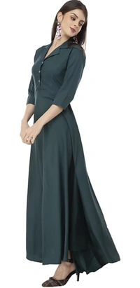 Myra Drishya Women Dresses - Teal, XL