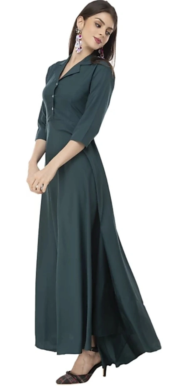 Myra Drishya Women Dresses - Teal, XL