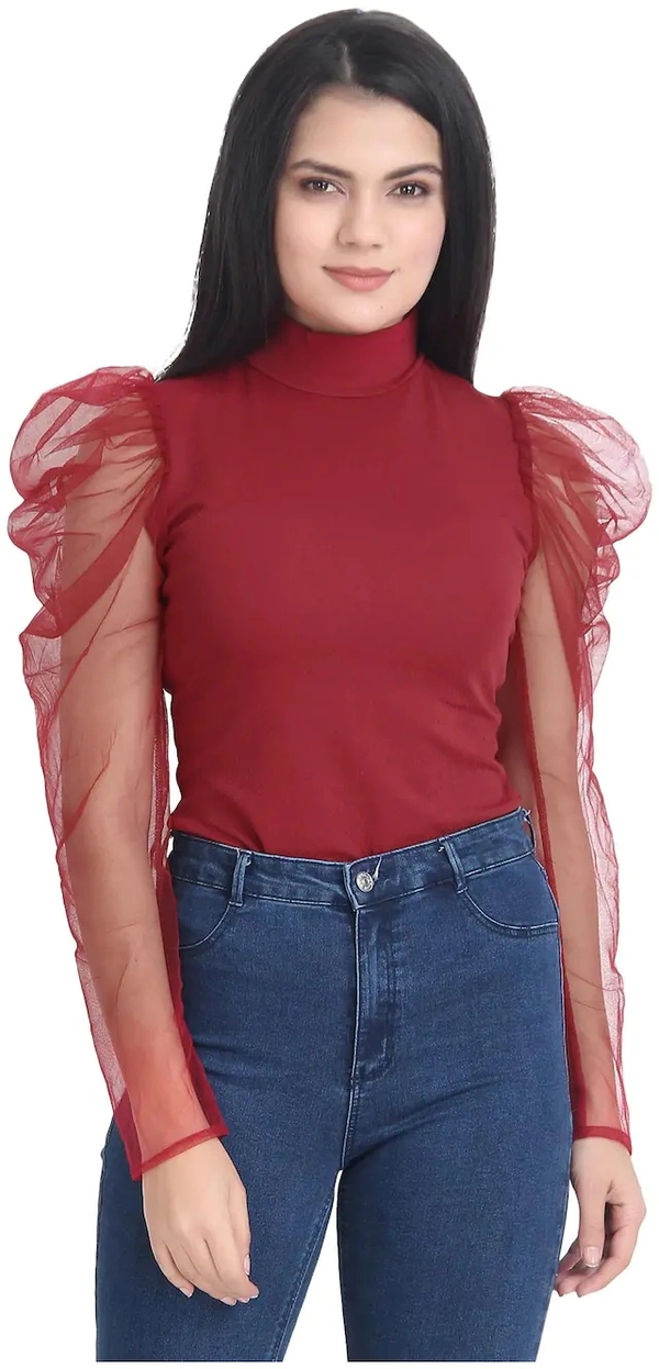 Classy Women's Top  - Red, M
