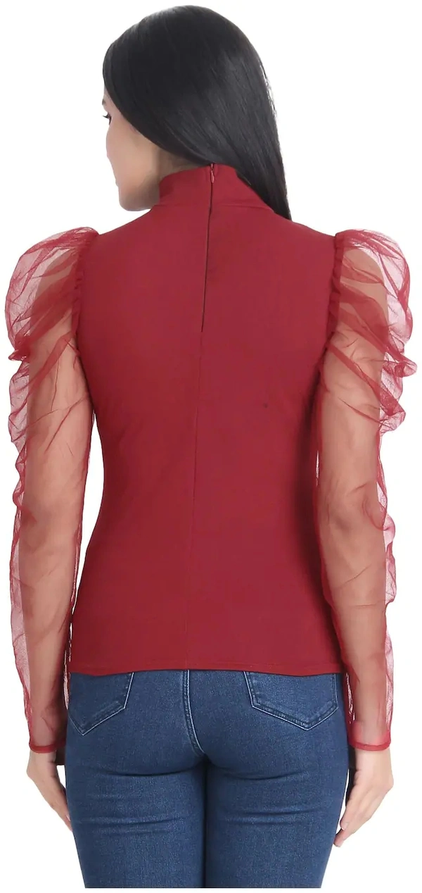 Classy Women's Top  - Red, XL