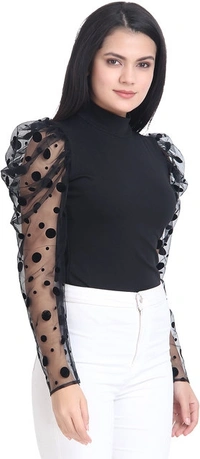Classy Women's Top  - Black, S