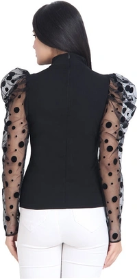 Classy Women's Top  - Black, S