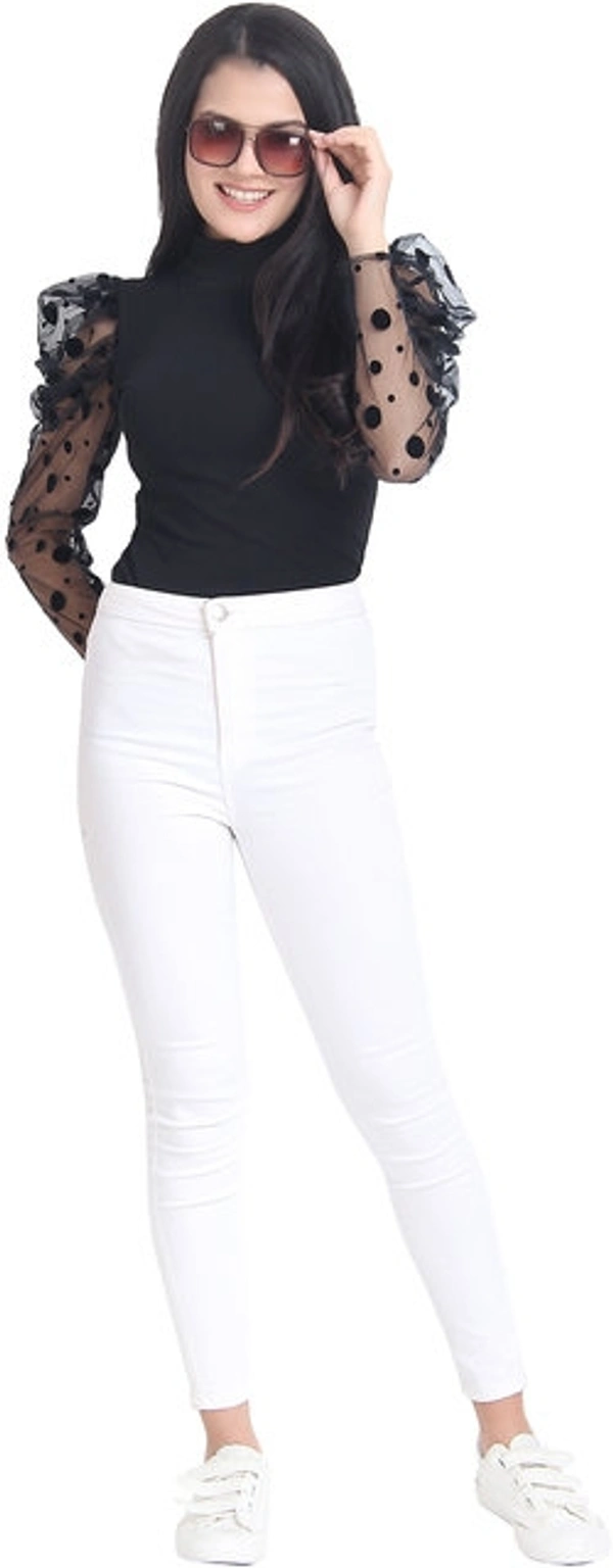 Classy Women's Top  - Black, S