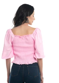 Right Choice Women Fashionable Top - Pink, XS