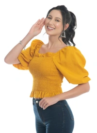 Right Choice Women Fashionable Top - L, Yellow