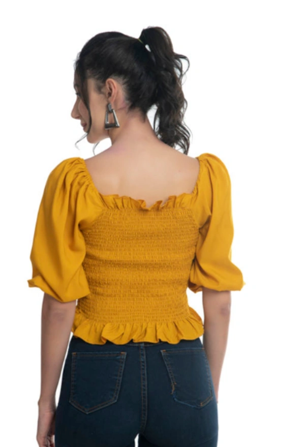Right Choice Women Fashionable Top - L, Yellow