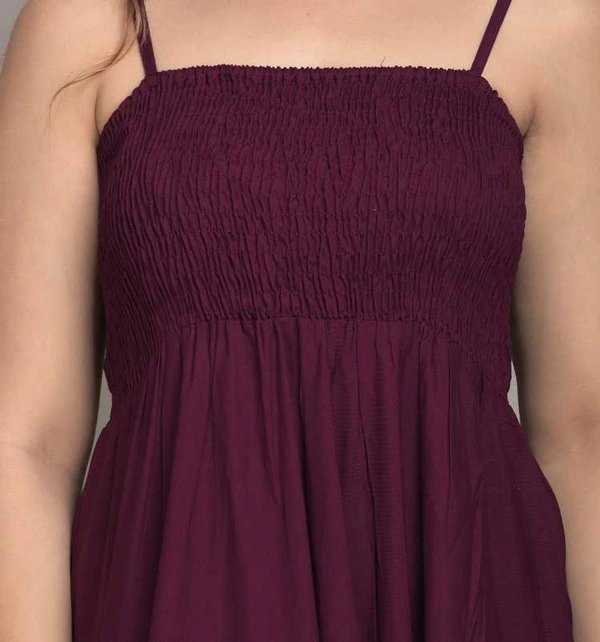 MAYERO Rayon Western Wear dresses - M