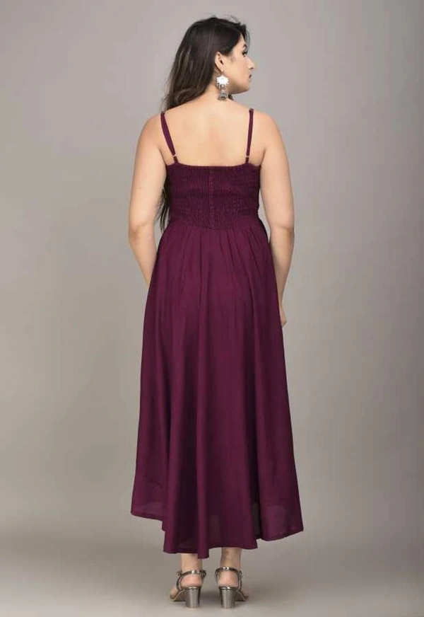 MAYERO Rayon Western Wear dresses - M
