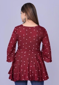 Womens Rayon Printed top - XL
