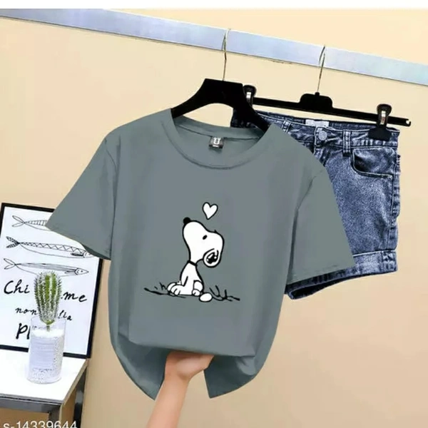 Women's Ravishing T-shirt | Trendy Printed T-shirt  - XL , ₹10