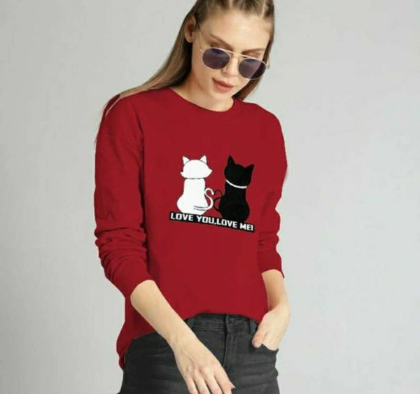 Women's Comfy T-shirt | Fashionable women's Wear - Red, S , M , L , XL, Free Delivery