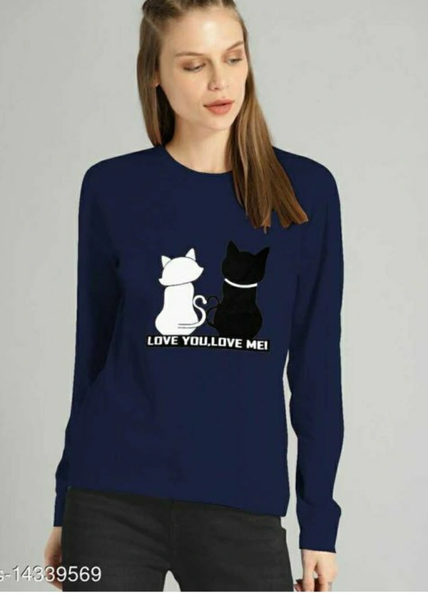 Women's Comfy T-shirt | Fashionable women's Wear - Dark Blue, S ,M , L , XL, Free Delivery