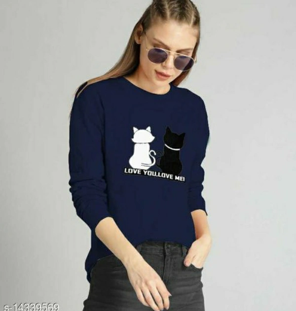 Women's Comfy T-shirt | Fashionable women's Wear - Dark Blue, S ,M , L , XL, Free Delivery