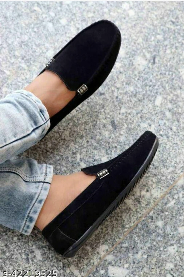 Black Loafer For Men | Loafer Shoes  - Black, IND-6 ,  