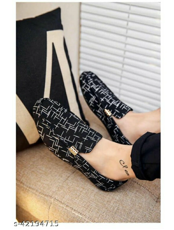 Versatile Men's Loafer | Black Mens Loafer - Black, Free Delivery, IND-6 , IND-7 , IND-8 , IND-9 , IND-10