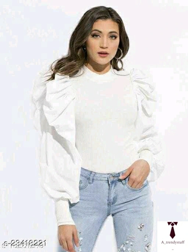 Pretty Sensational Women's Tips & Tunics at ₹199 - White, Free Delivery, XS , S , M , L , XL 