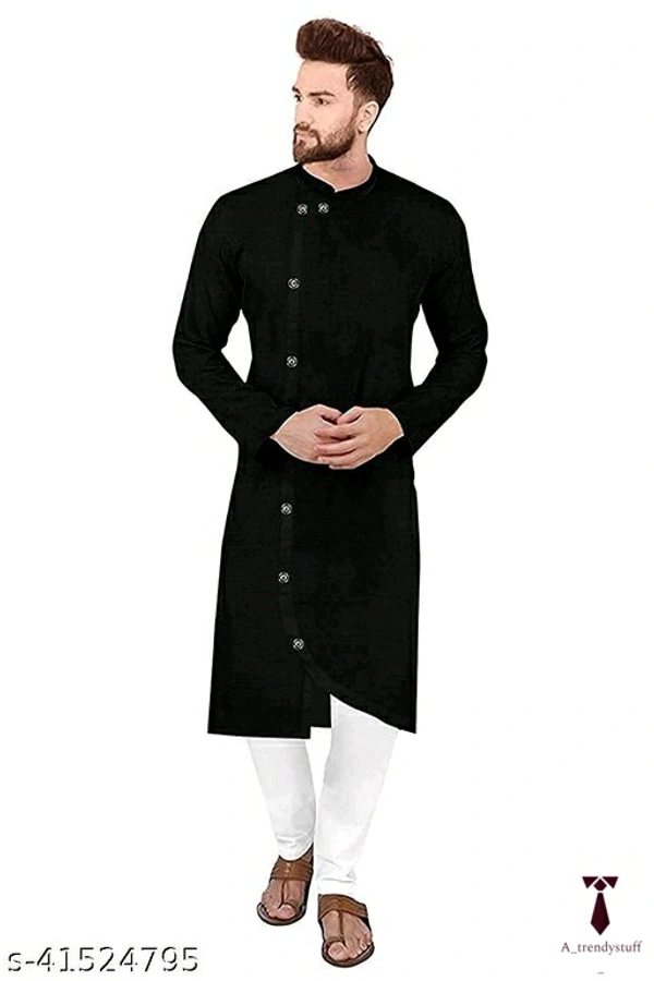 Elegant Men Kurta Set at ₹ 349 - Black, Free Delivery, M , L , XL , XXL