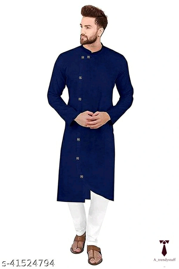 Elegant Men Kurta Set at ₹ 349 - Free Delivery, M , L , XL , XXL, Dark Blue