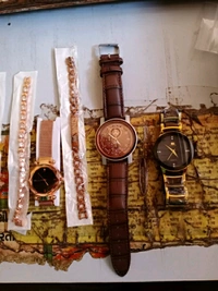 Stylish Analogue Watch For Men | Stylish Design Watch For Men  - Brown King, Free Delivery, Free Size