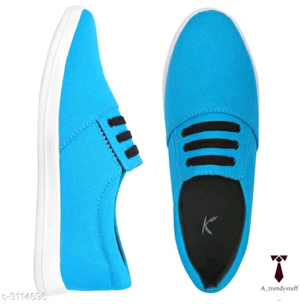 Stylish Men's Fabric Shoes | Casual Shoes For Men  - Sky Blue, Free Delivery,  IND-6 , IND-7 , IND-8 , IND-9 , IND-10