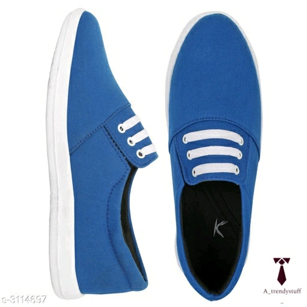 Stylish Men's Fabric Shoes | Casual Shoes For Men  - Blue, Free Delivery,  IND-6 , IND-7 , IND-8 , IND-9 , IND-10