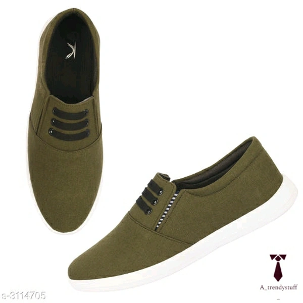 Stylish Men's Fabric Shoes | Casual Shoes For Men  - Green, Free Delivery,  IND-6 , IND-7 , IND-8 , IND-9 , IND-10