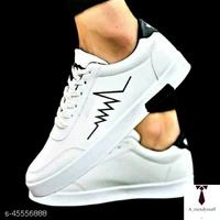 Heartbeat Style Shoes | White Sneakers For Men | Footwear For Men - IND-6,  ,  
